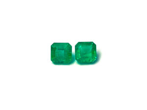 Smaragd-Paar 1,46 ct. Alle Edelsteine kaufen Schmucksteine Edelsteine